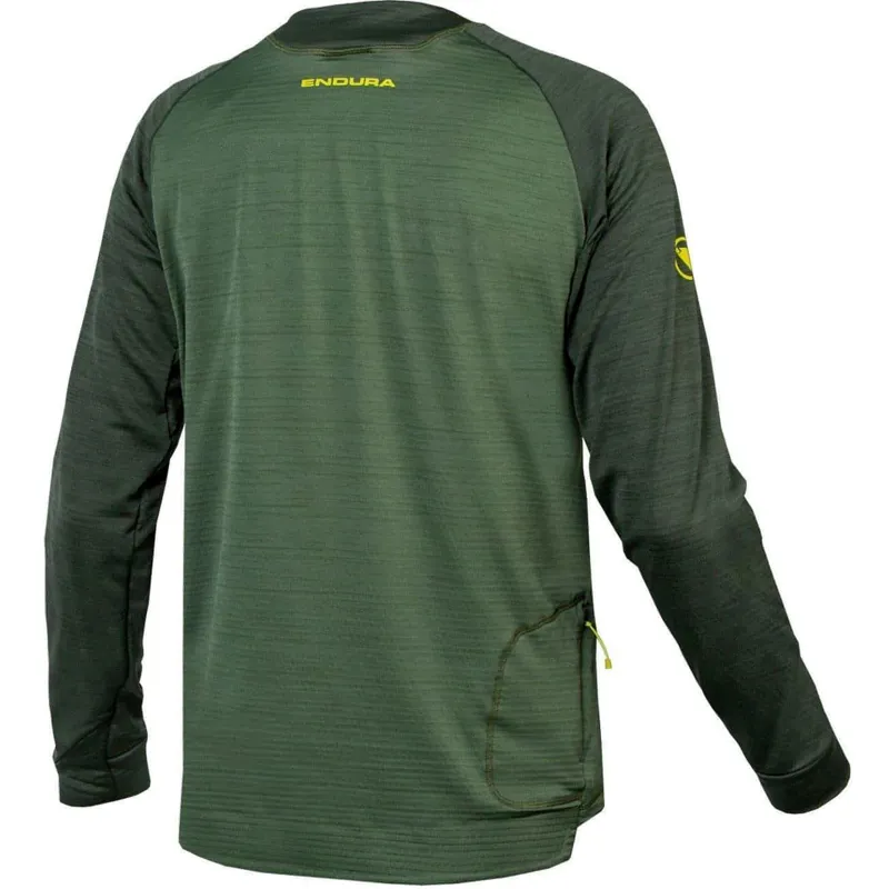 Endura Singletrack Long Sleeve Jersey Est Green-1